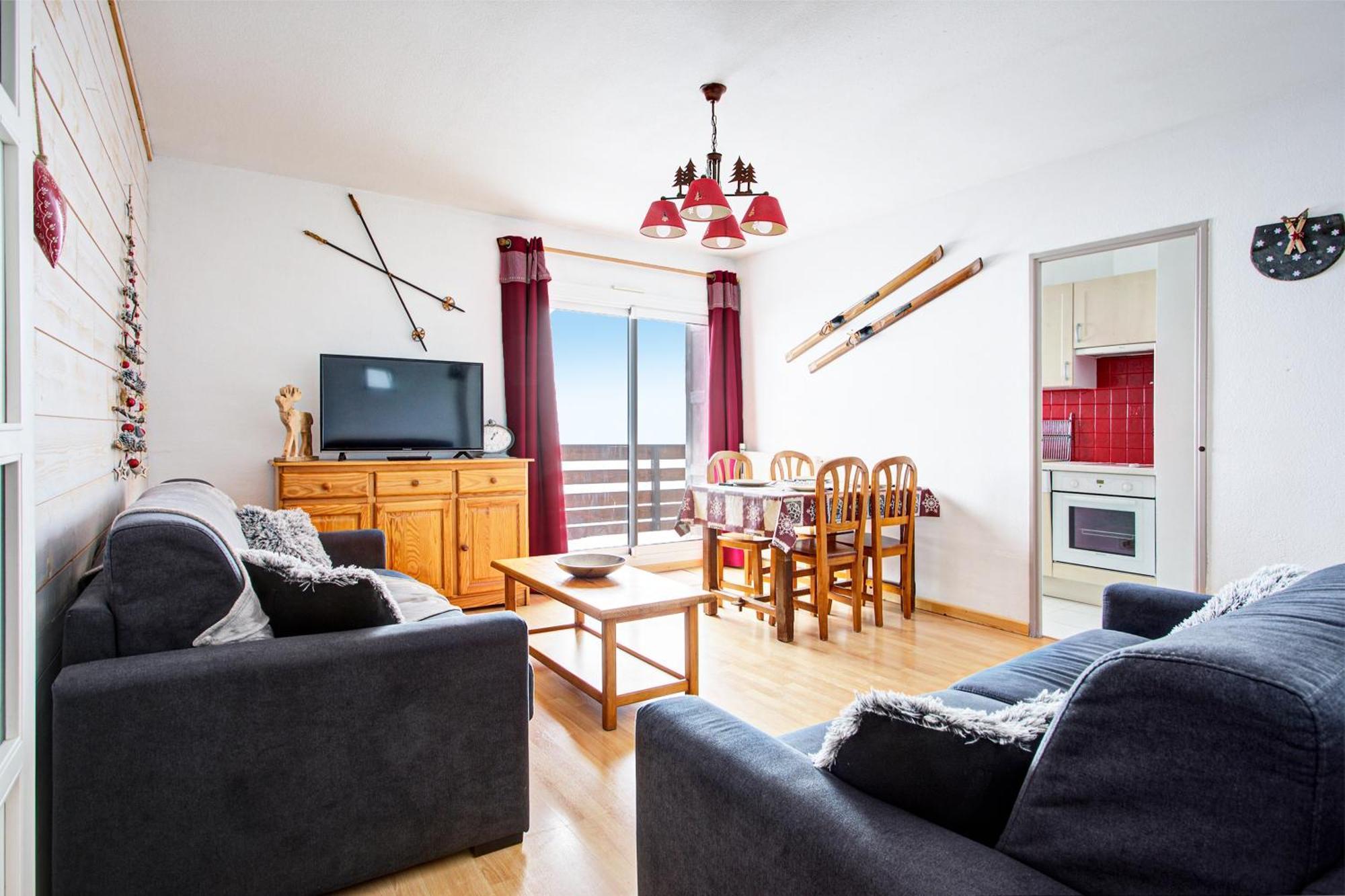 Apartament Soleil Et Montagne - Au Pied Station Les Angles Zewnętrze zdjęcie